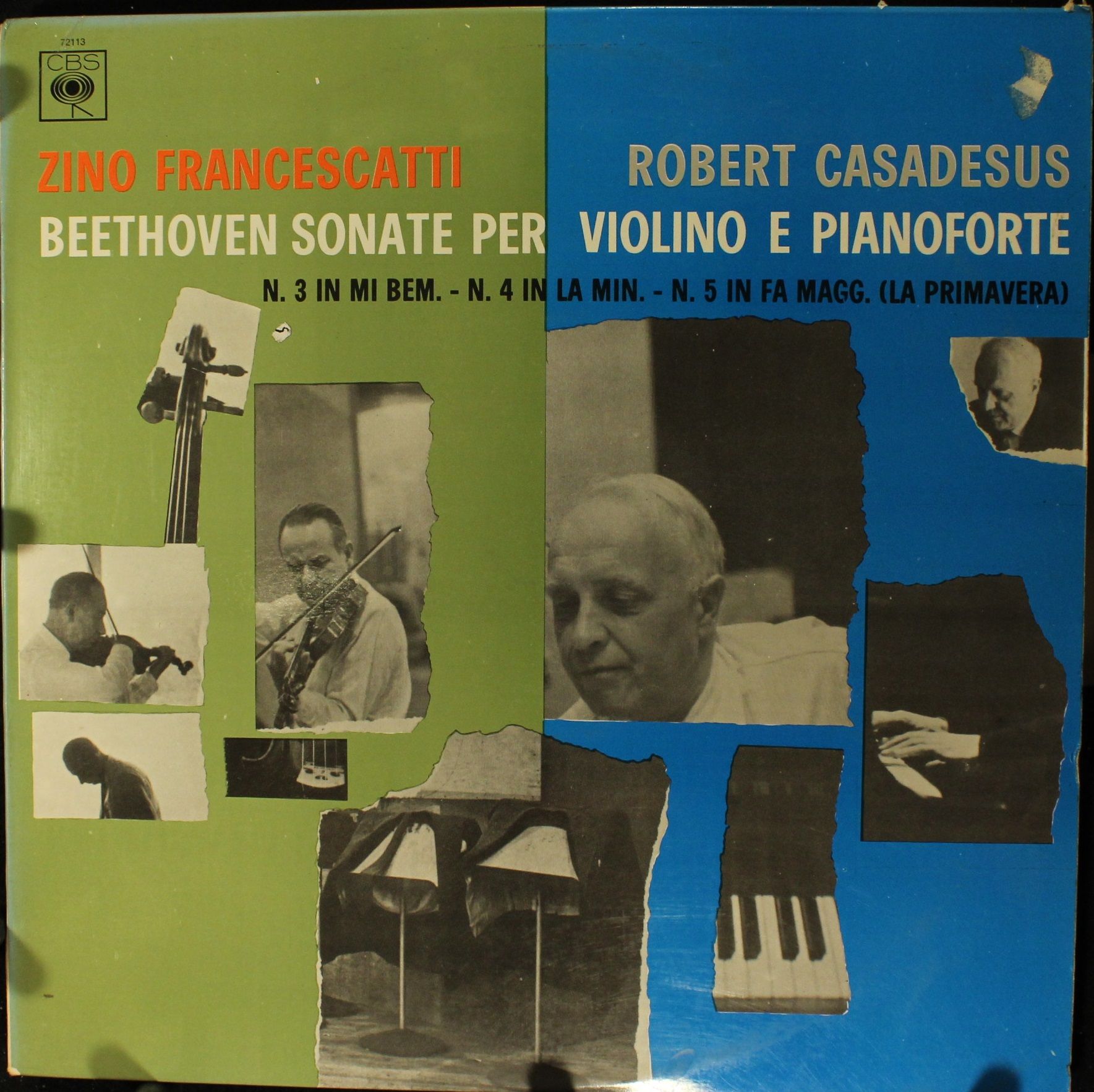 Album Sonate Per Violino E Pianoforte N 3 In Mi Bem N 4 In La Min. N 5 ...