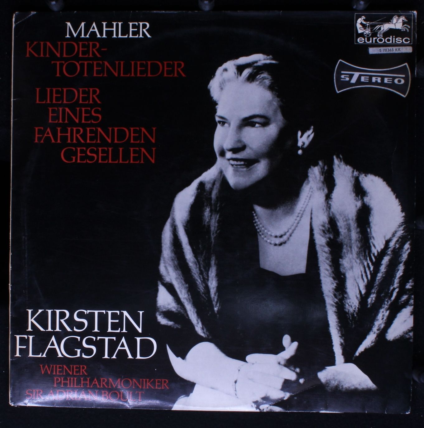 kindertotenlieder - lieder eines fahrenden gesellen - Mahler | Adrian Boult | Kirsten Flagstad | Wiener Philharmoniker